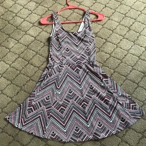 Pink Patterned Dress